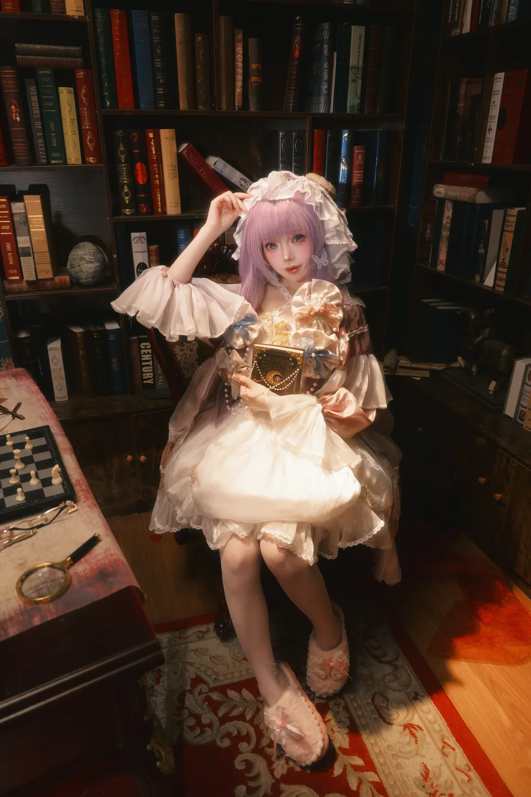 【帕秋莉cos】东方project里避世的魔女姆q - 第 2 张