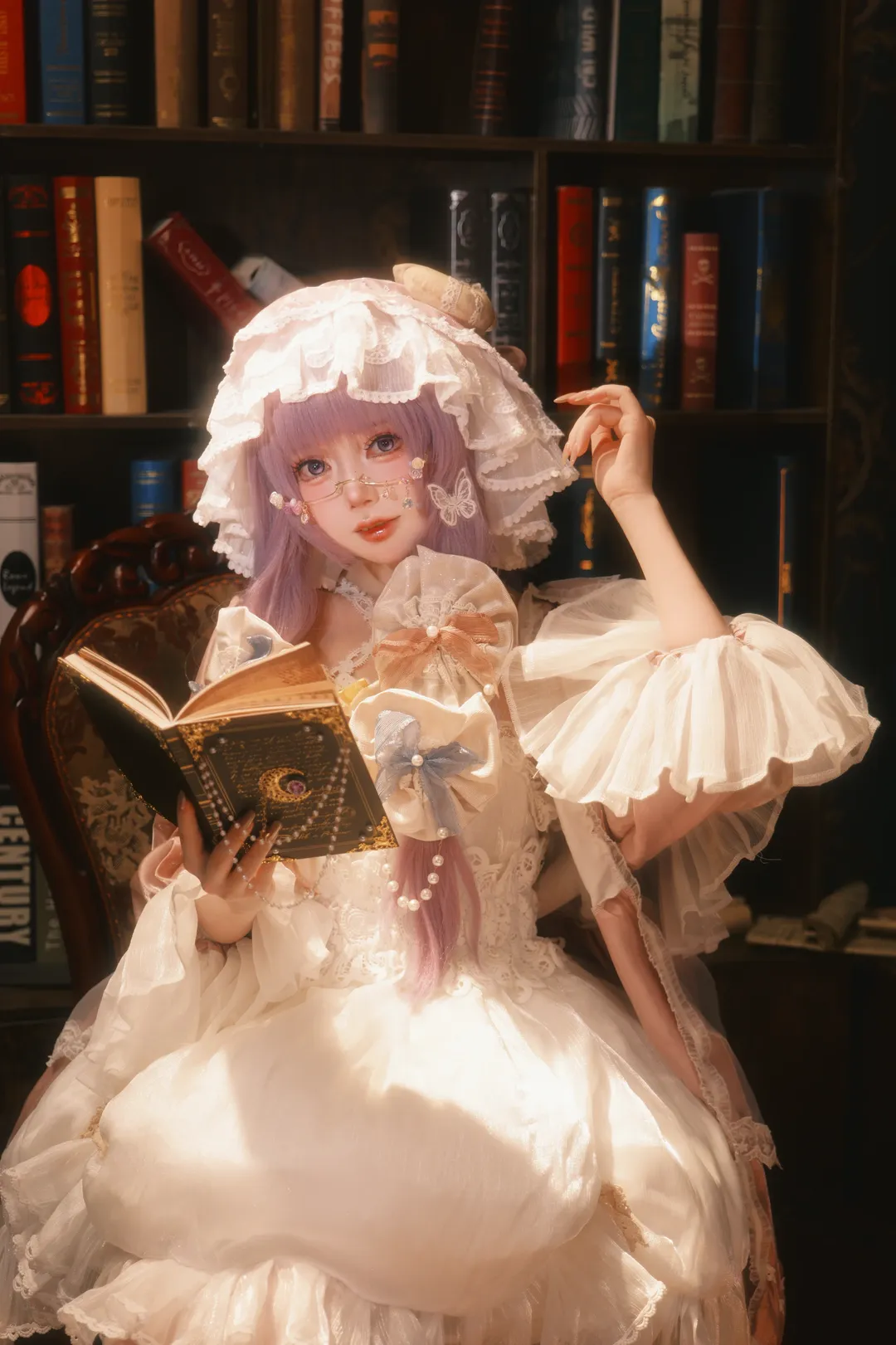 【帕秋莉cos】东方project里避世的魔女姆q - 第 4 张