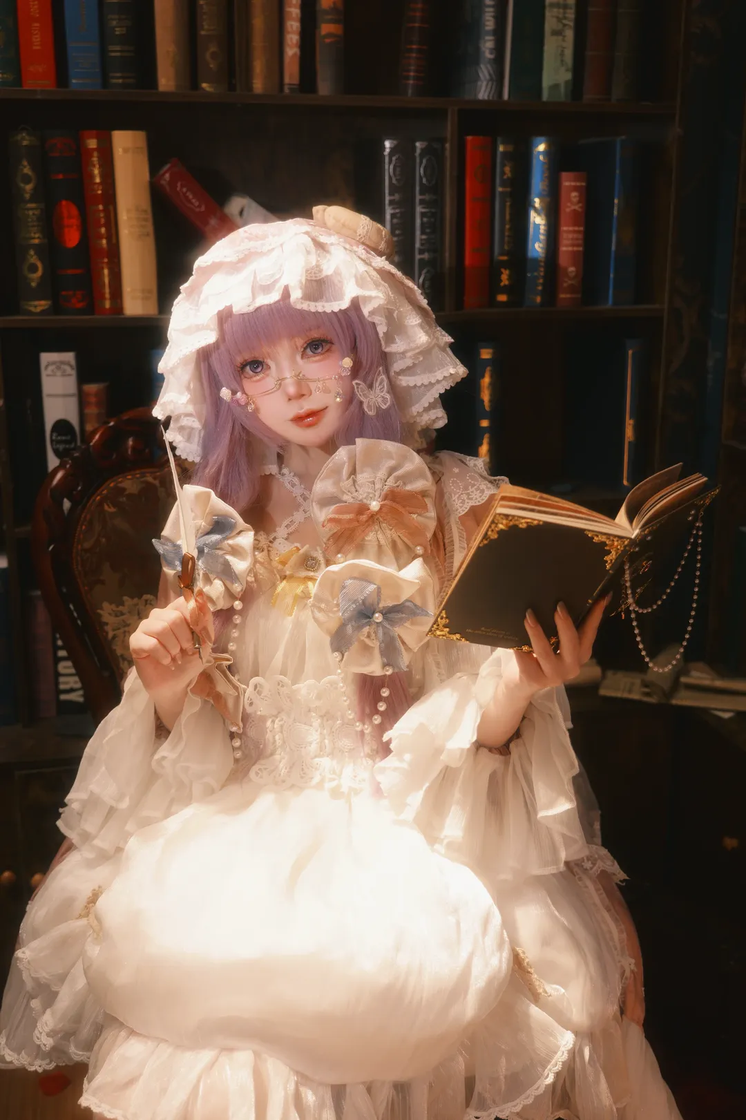 【帕秋莉cos】东方project里避世的魔女姆q - 第 5 张