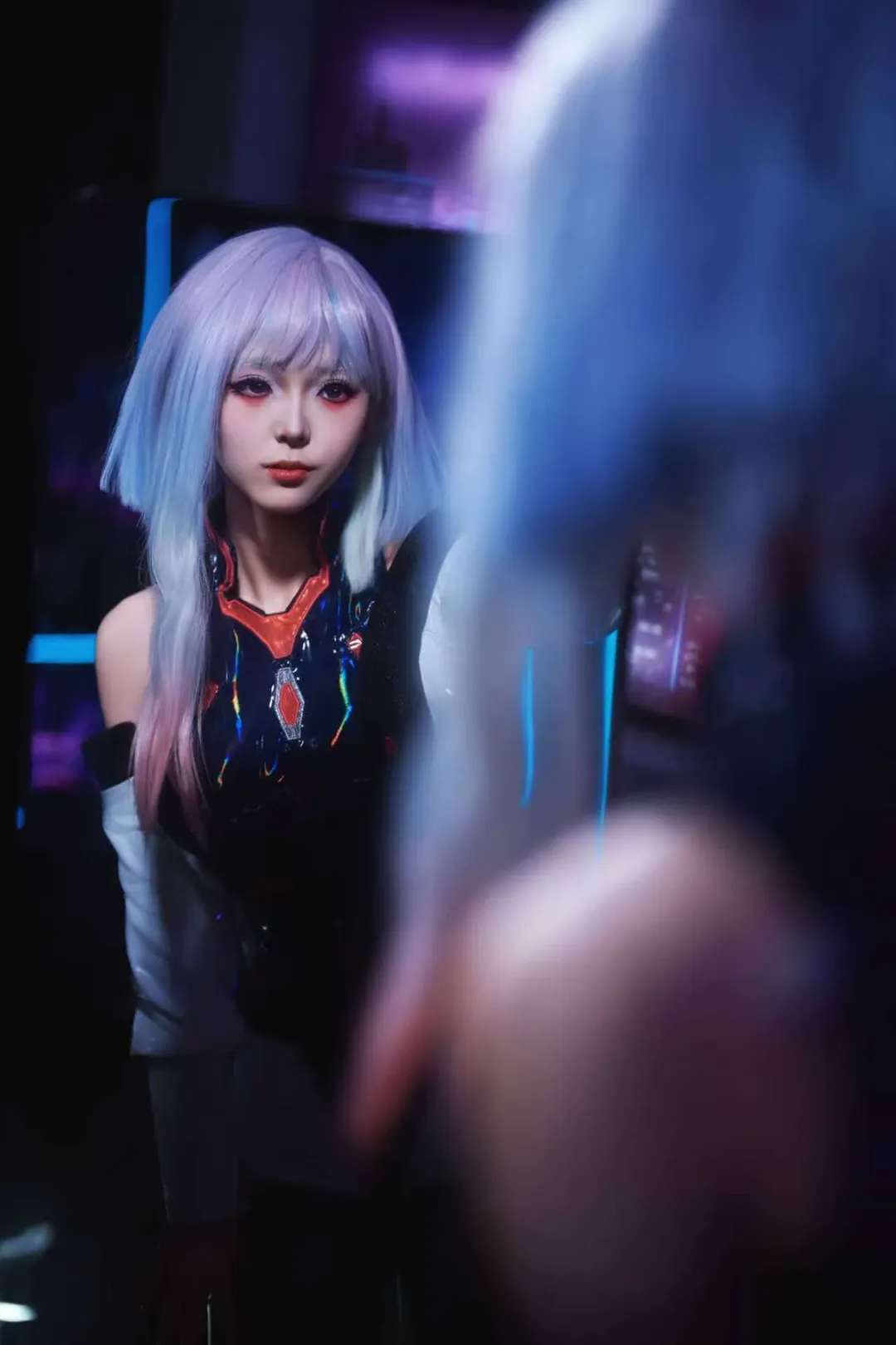【露西cos】穿梭在霓虹中的赛博朋克边缘行者 - 第 5 张