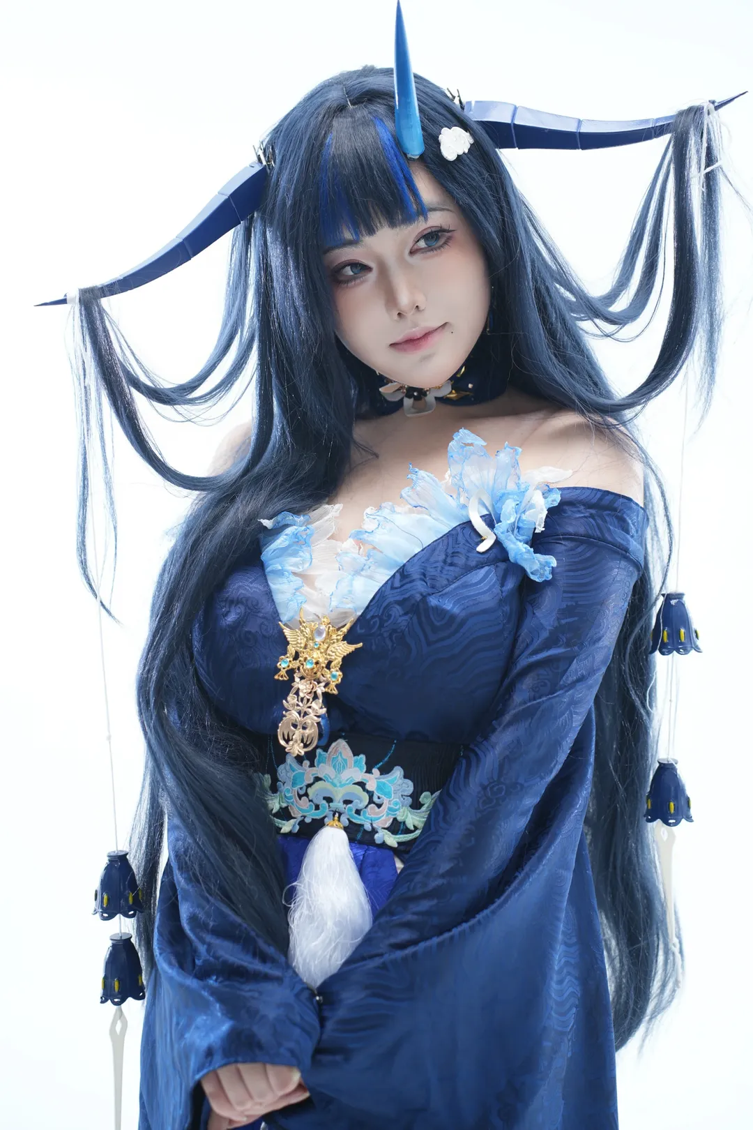 【云龙cos】碧蓝航线云龙，蓝白交织的海洋幻想 - 第 3 张