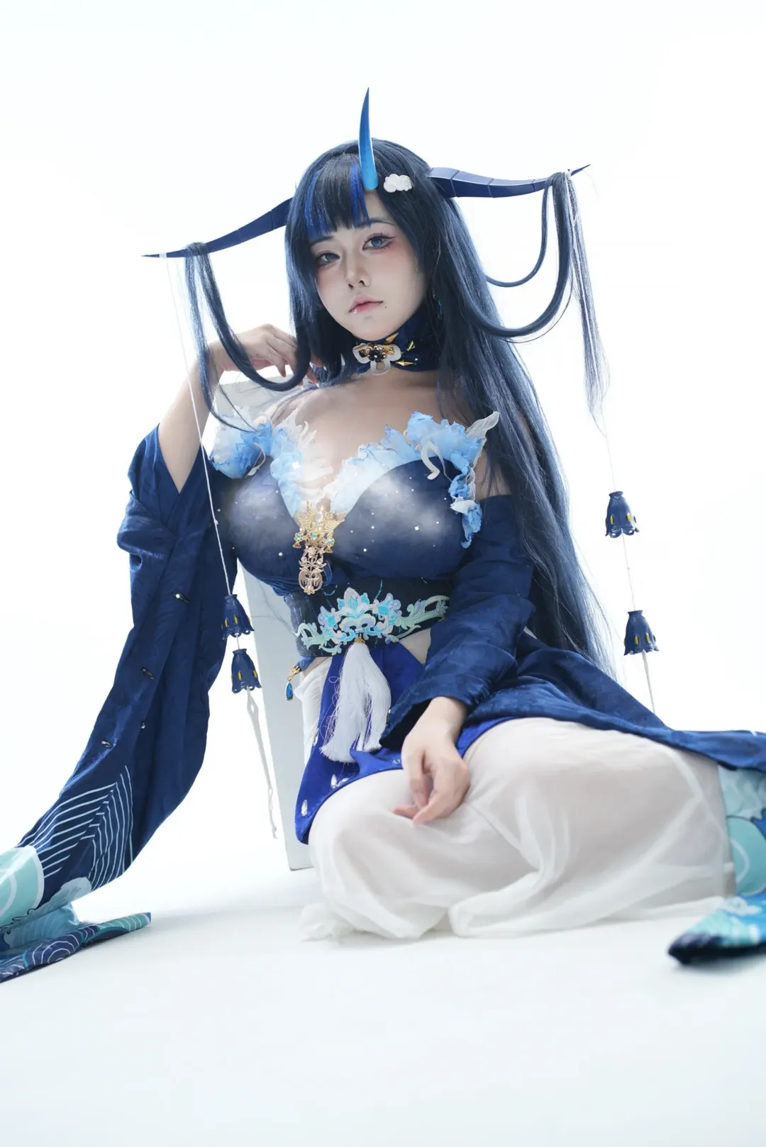 【云龙cos】碧蓝航线云龙，蓝白交织的海洋幻想 - 第 5 张
