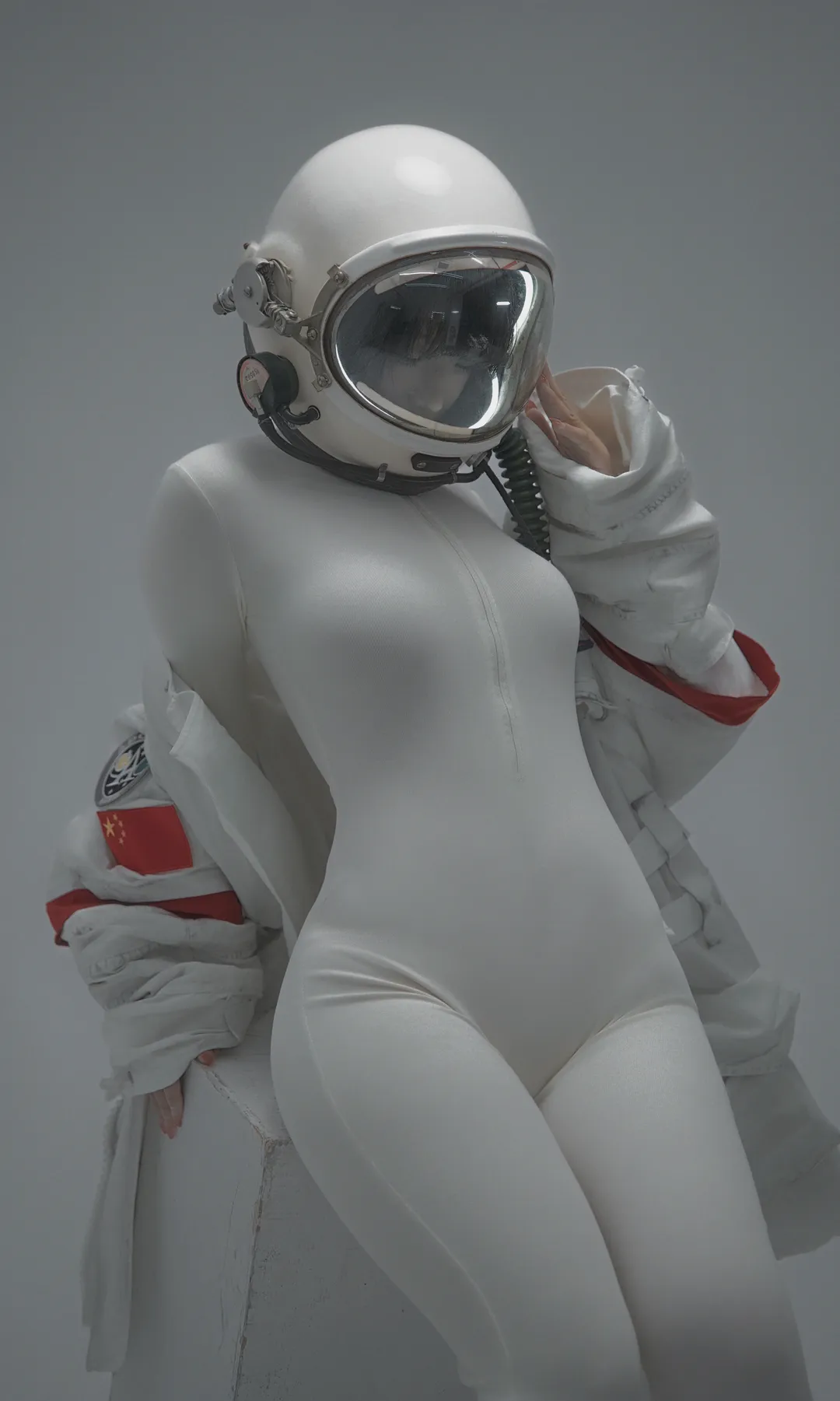 白棚里的科幻宇航服拍摄记录 - 第 1 张