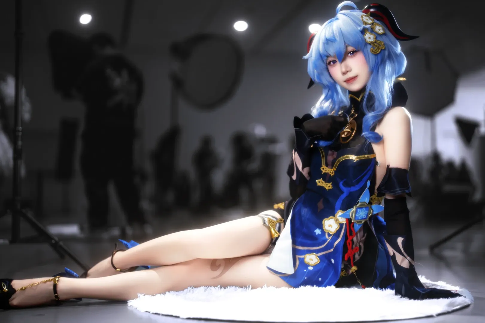 【甘雨cos】旗袍甘雨的漫展返图，展现独特的角色魅力