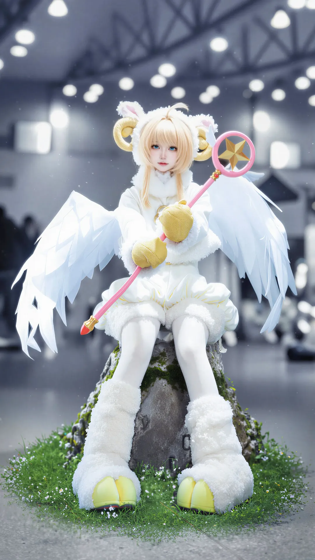 【小樱cos】魔卡少女樱绵绵小羊羔造型分享 - 第 1 张