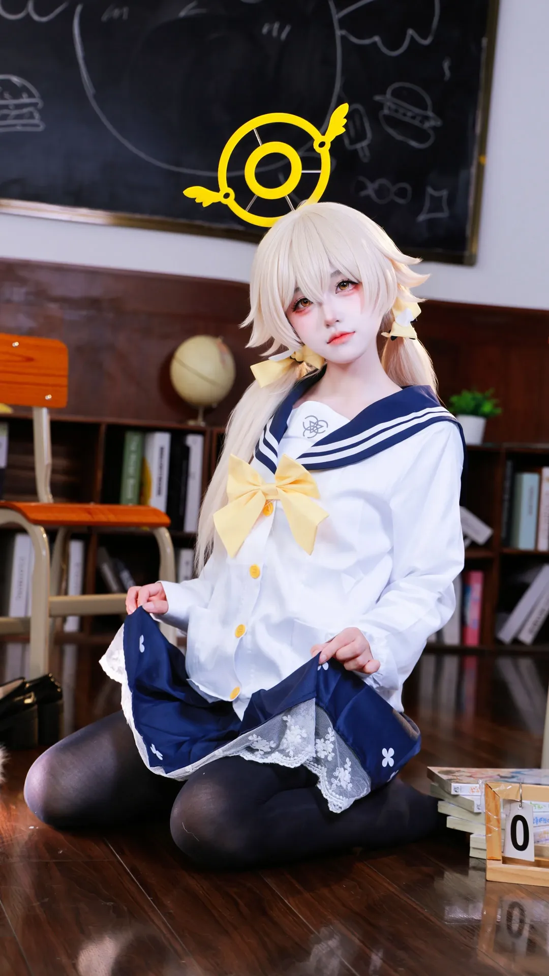 【日富美cos】蔚蓝档案里的乖巧小天使 - 第 2 张