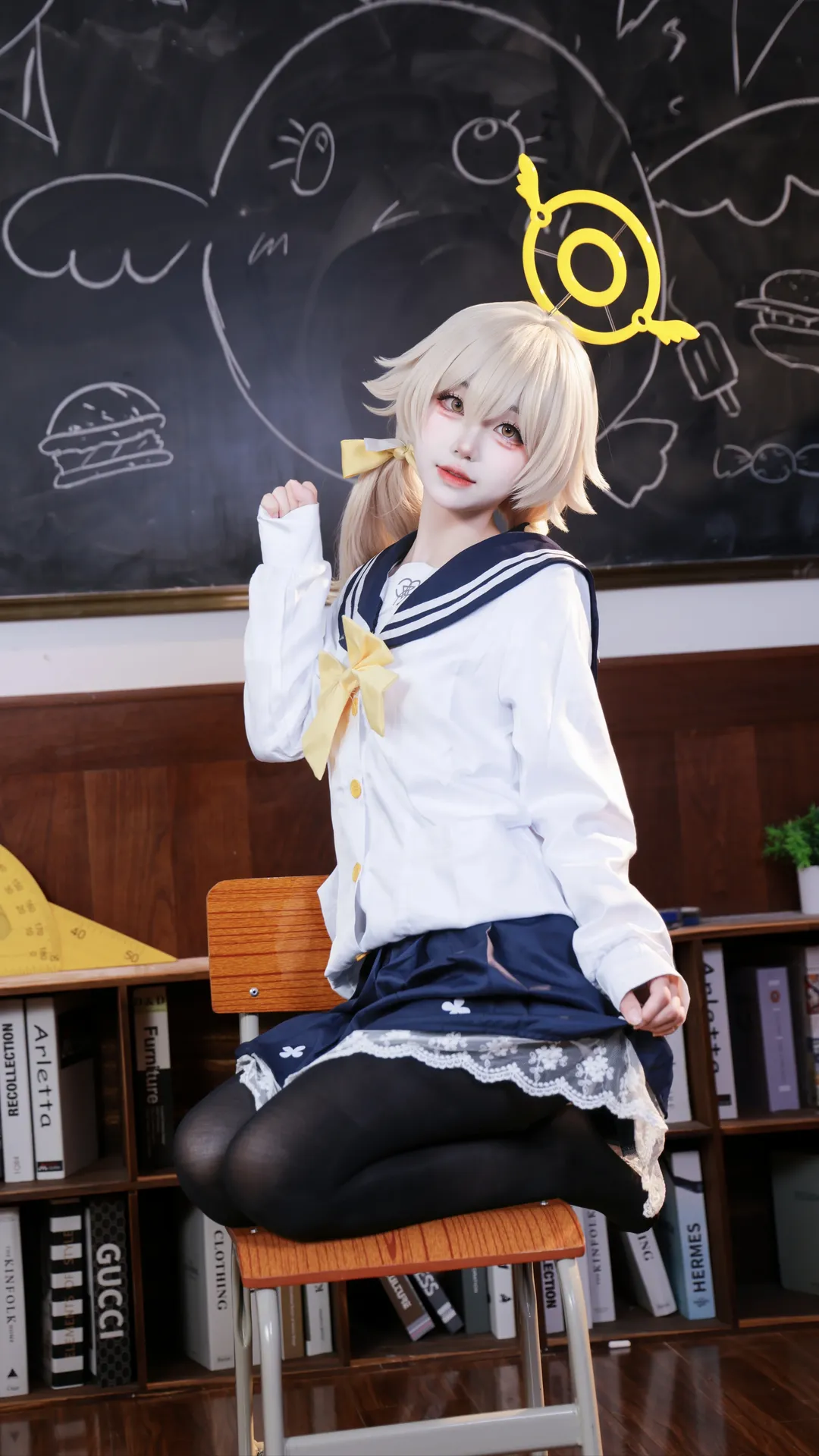 【日富美cos】蔚蓝档案里的乖巧小天使 - 第 3 张