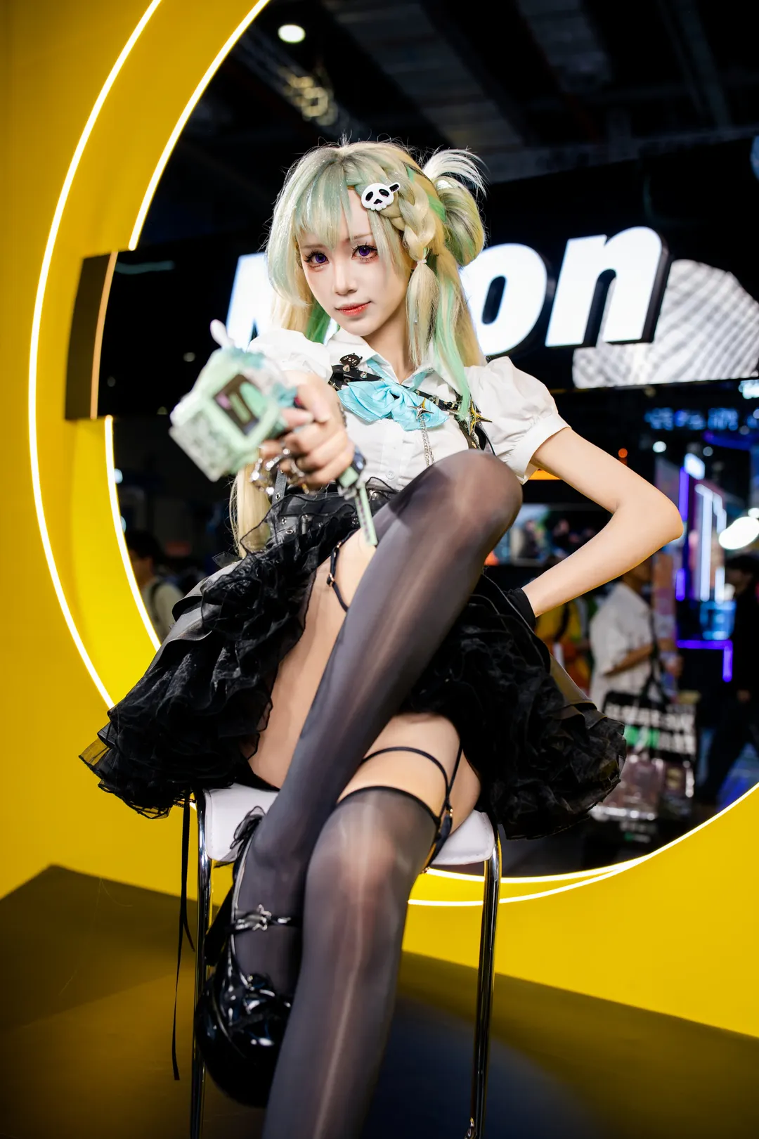 【琳奈cos】BW尼康展臺的帥氣機能風少女 - 第 5 張