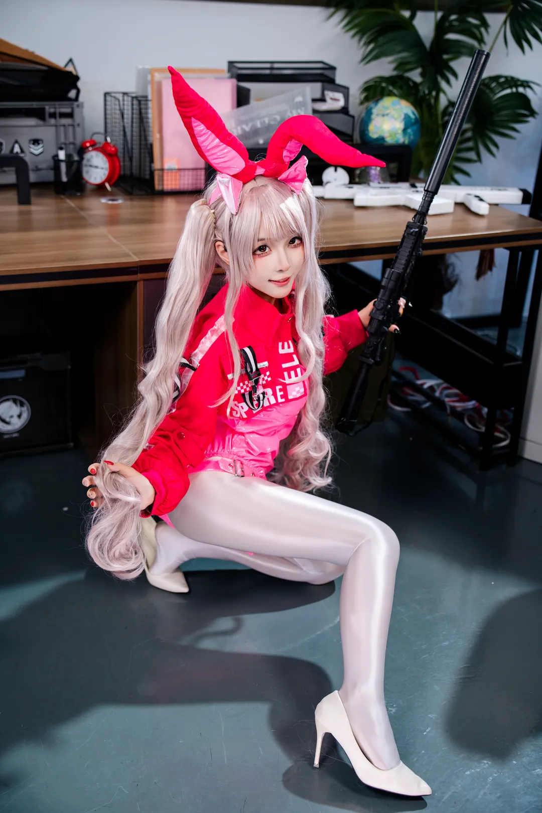 【愛麗絲cos】NIKKE勝利女神兔女郎造型的教室拍攝記錄 - 第 1 張