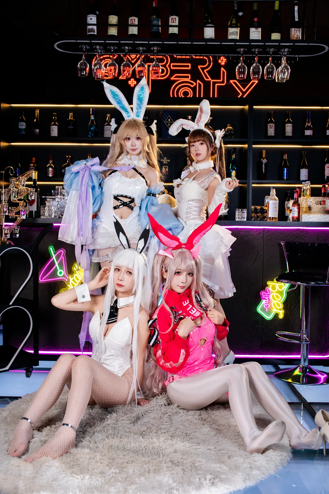 四只兔女郎的酒吧局，要不要来喝一杯 - 第 2 张