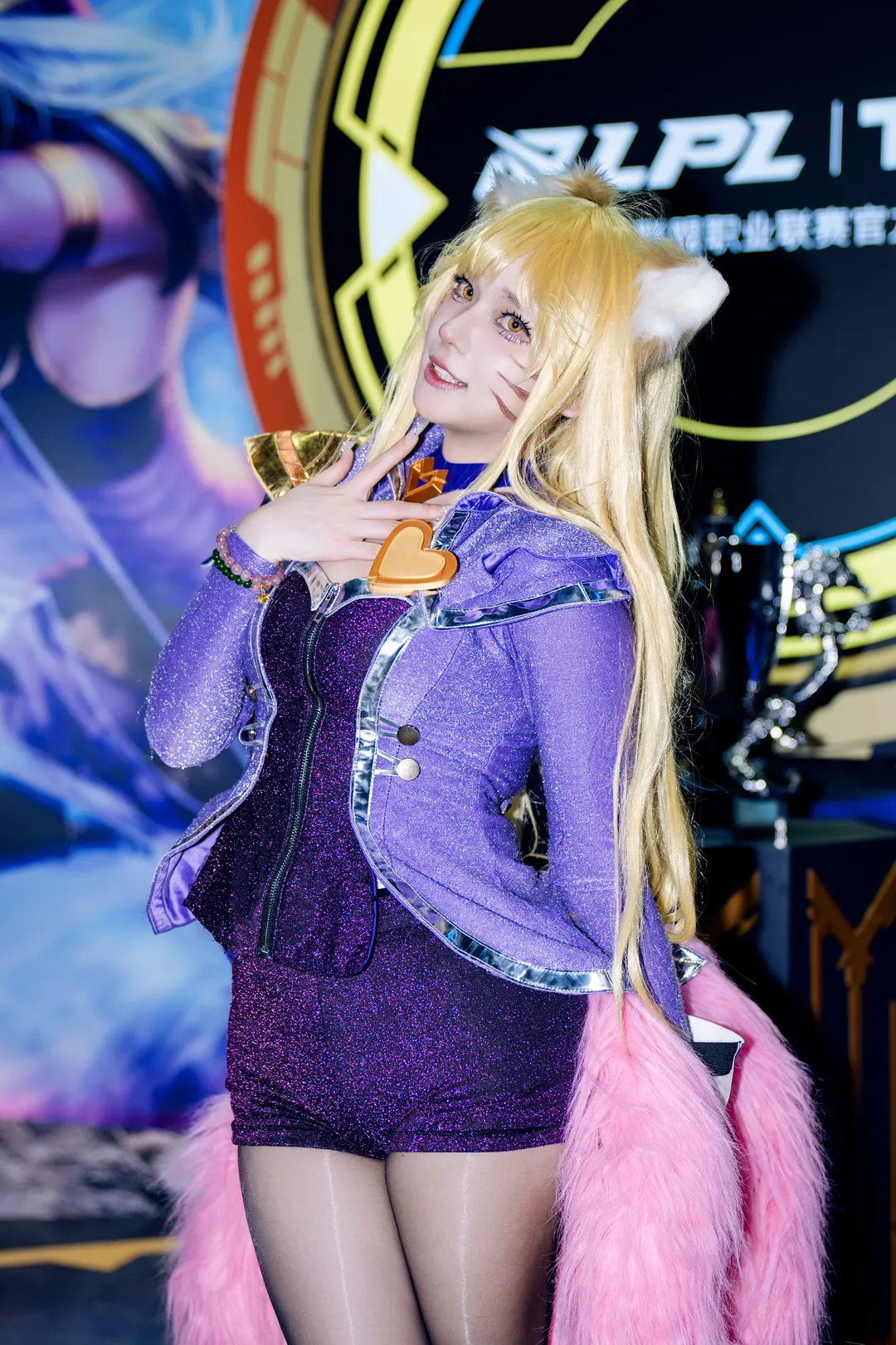 【阿狸cos】英雄聯盟阿狸CJ26對比25，TCL展臺的九尾妖狐 - 第 3 張