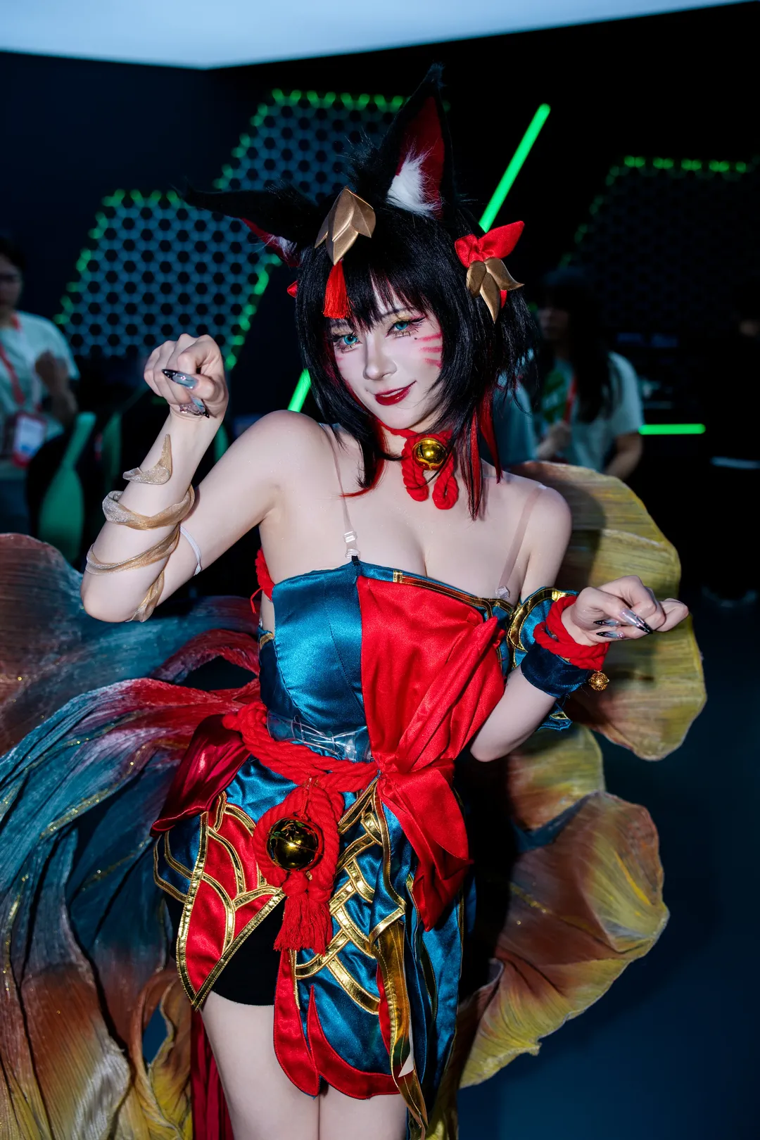 【阿狸cos】英雄聯盟阿狸CJ26對比25，TCL展臺的九尾妖狐 - 第 4 張