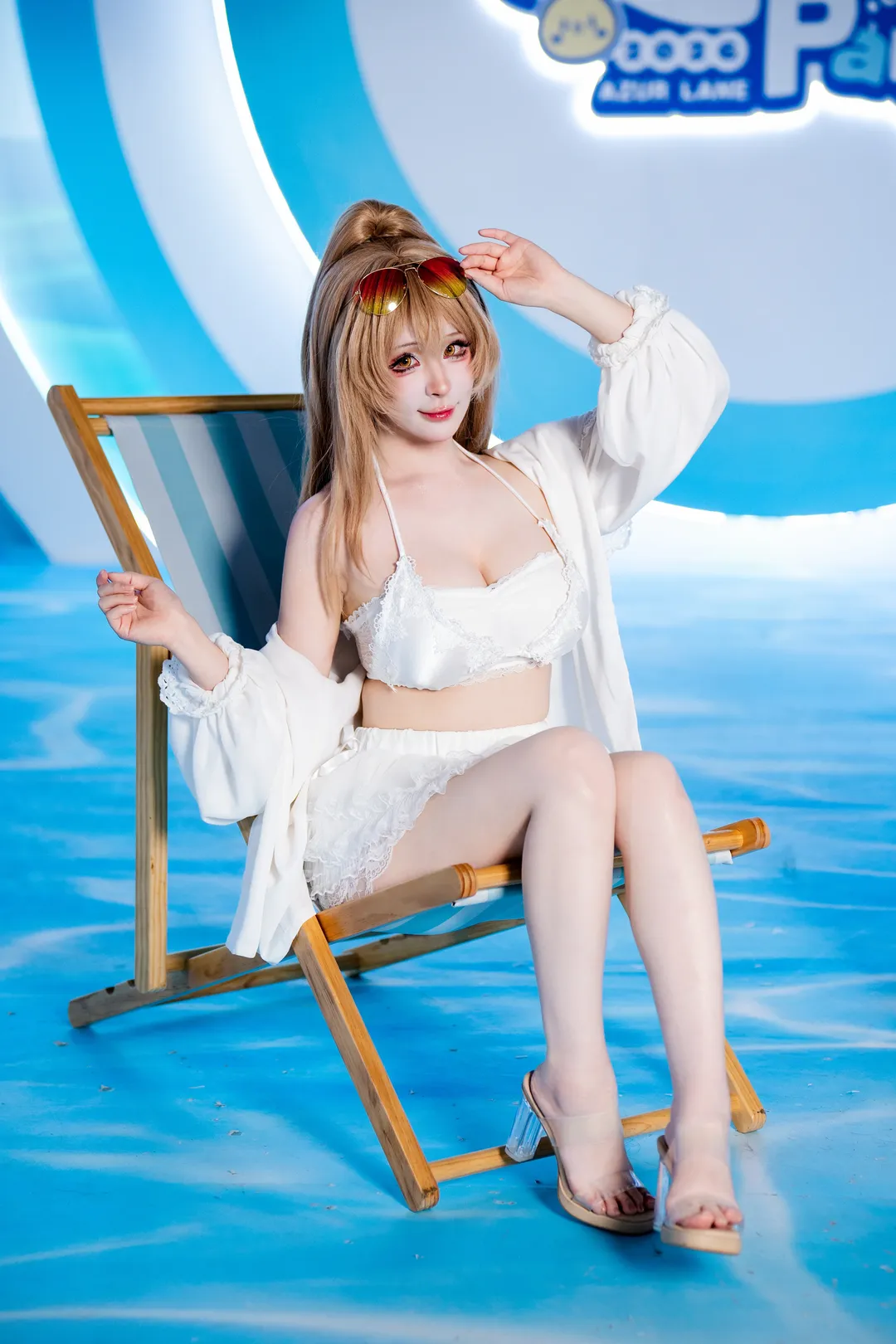 【狮cos】碧蓝航线盛夏清凉节，慵懒御姐的清凉度假 - 第 2 张