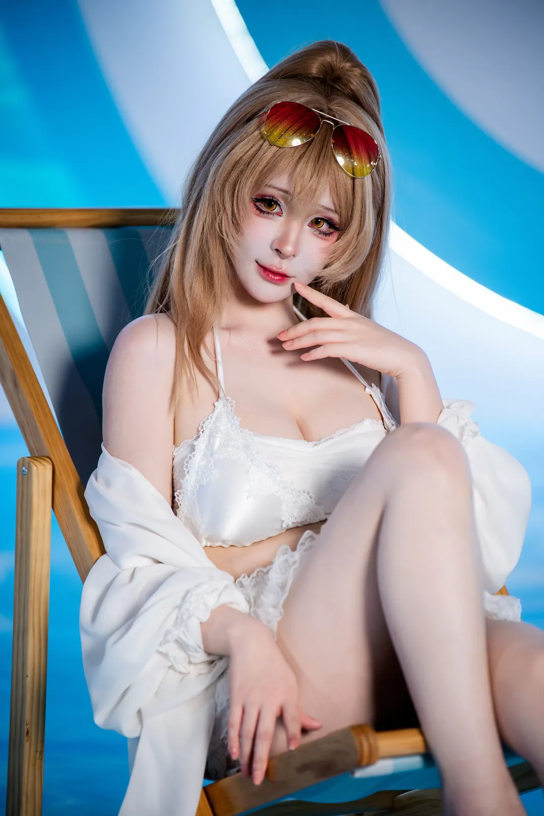 【狮cos】碧蓝航线盛夏清凉节，慵懒御姐的清凉度假 - 第 3 张