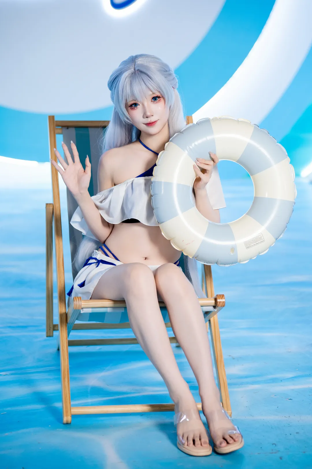 【百眼巨人cos】夏日泳池边的清爽假日 - 第 1 张