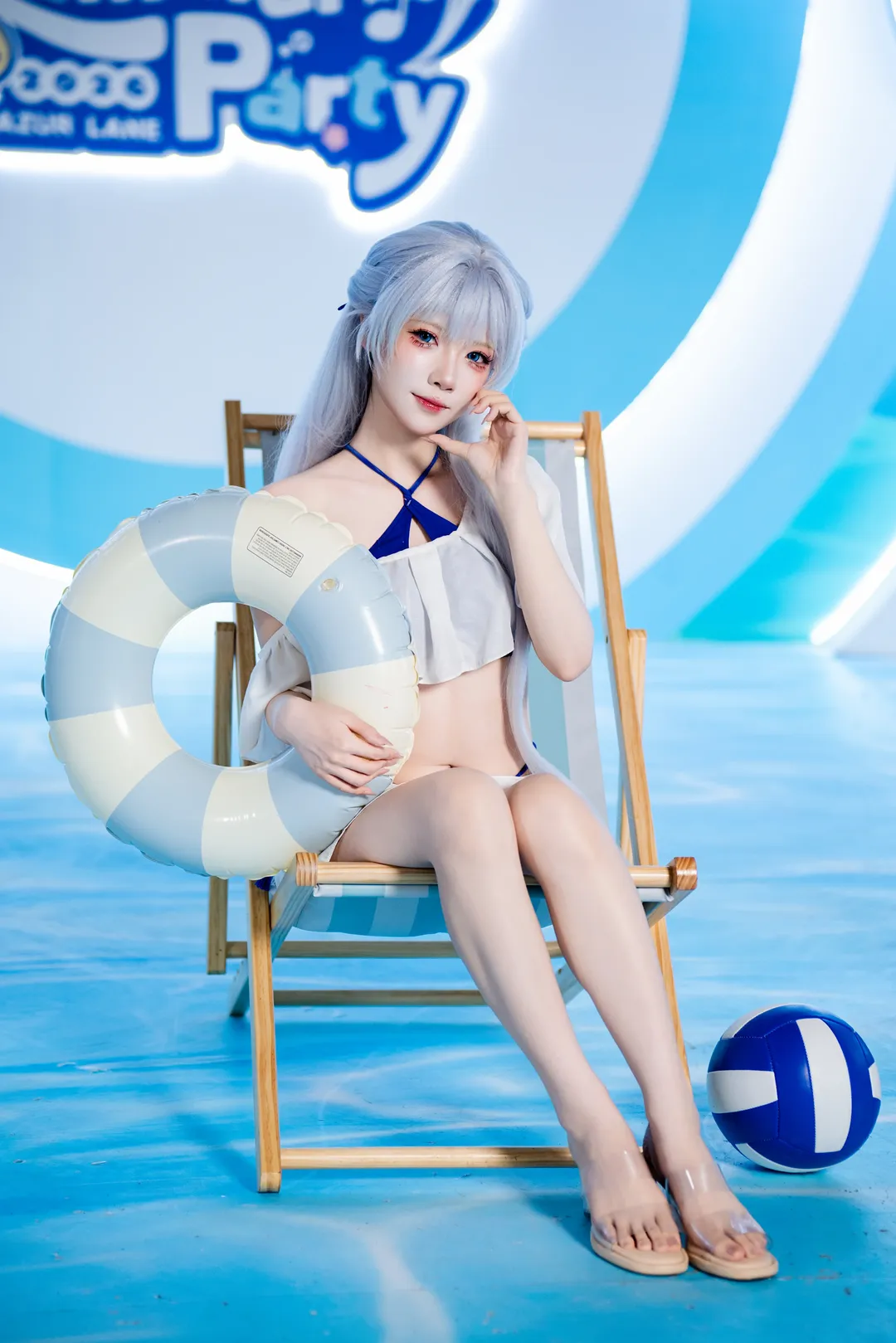 【百眼巨人cos】夏日泳池边的清爽假日 - 第 4 张