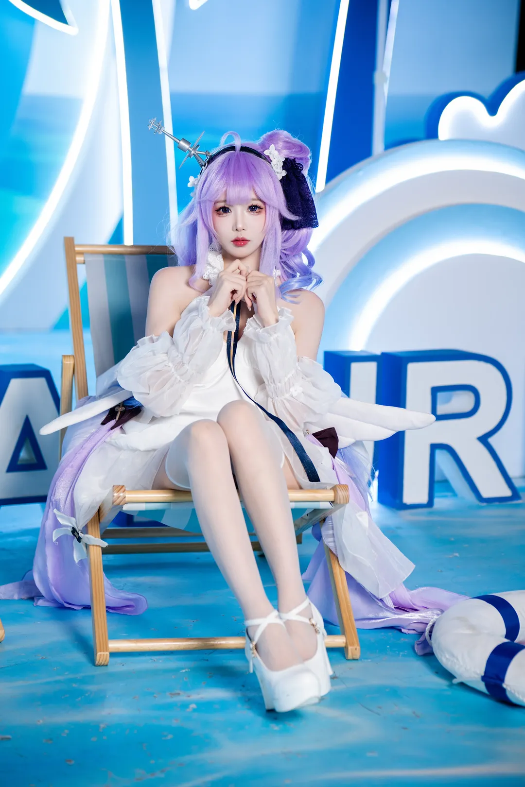 【独角兽cos】碧蓝航线独角兽的夏日清凉装扮 - 第 2 张