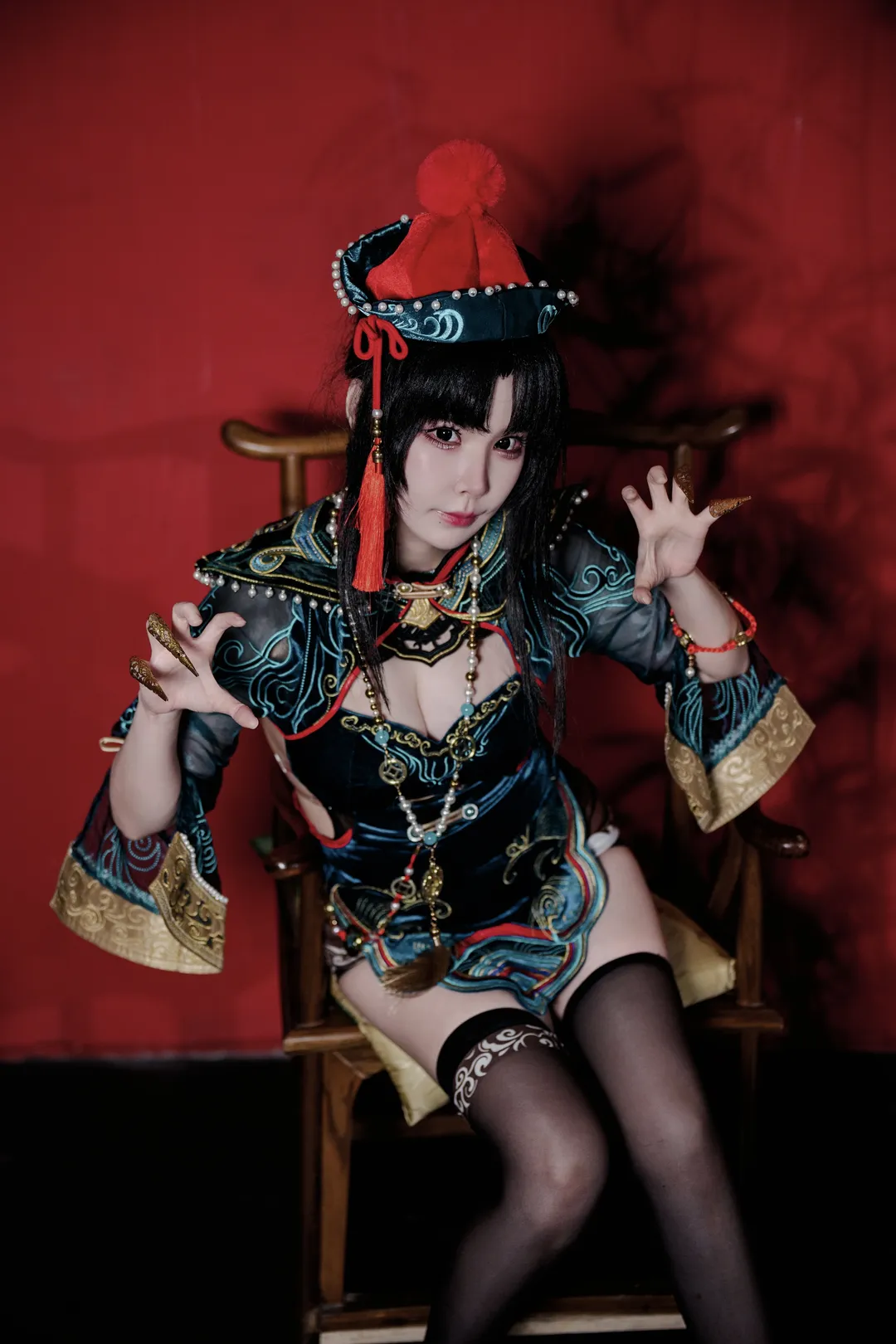 【玉玲珑cos】中元节扮成永劫无间的僵尸少女 - 第 5 张