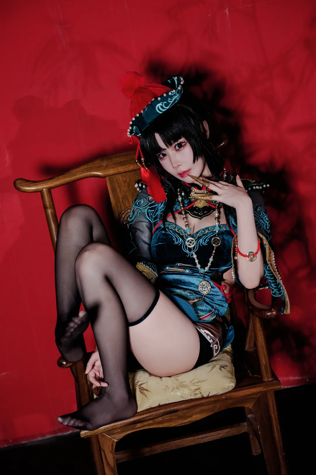 【玉玲珑cos】中元节扮成永劫无间的僵尸少女 - 第 6 张