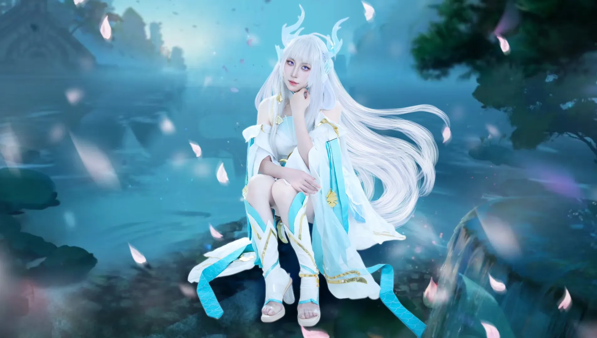 【小青龙cos】第一次拍正片，冷面感还得继续练 - 第 3 张