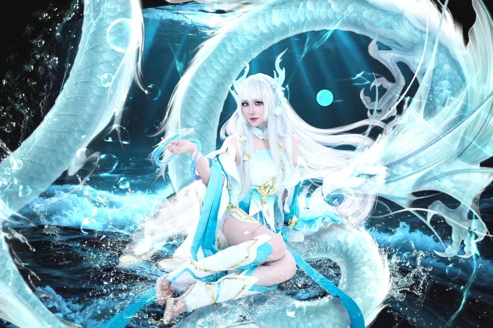 【小青龙cos】第一次拍正片，冷面感还得继续练 - 第 4 张