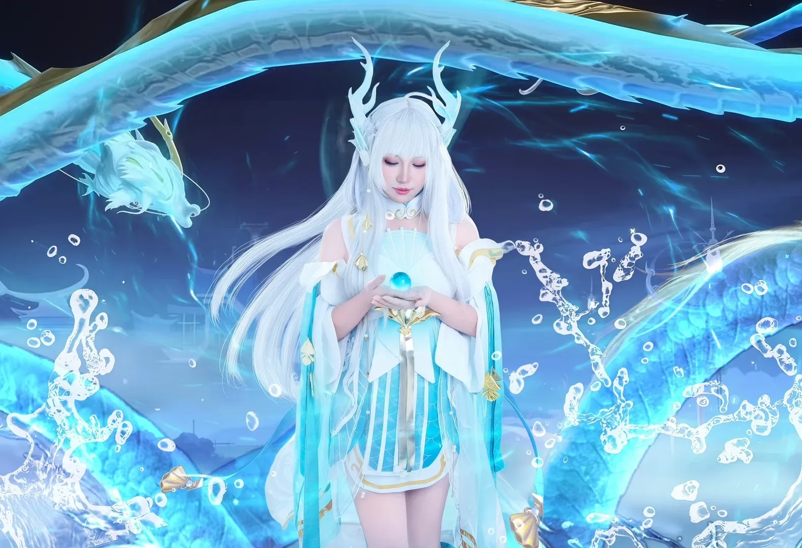 【小青龙cos】第一次拍正片，冷面感还得继续练 - 第 7 张