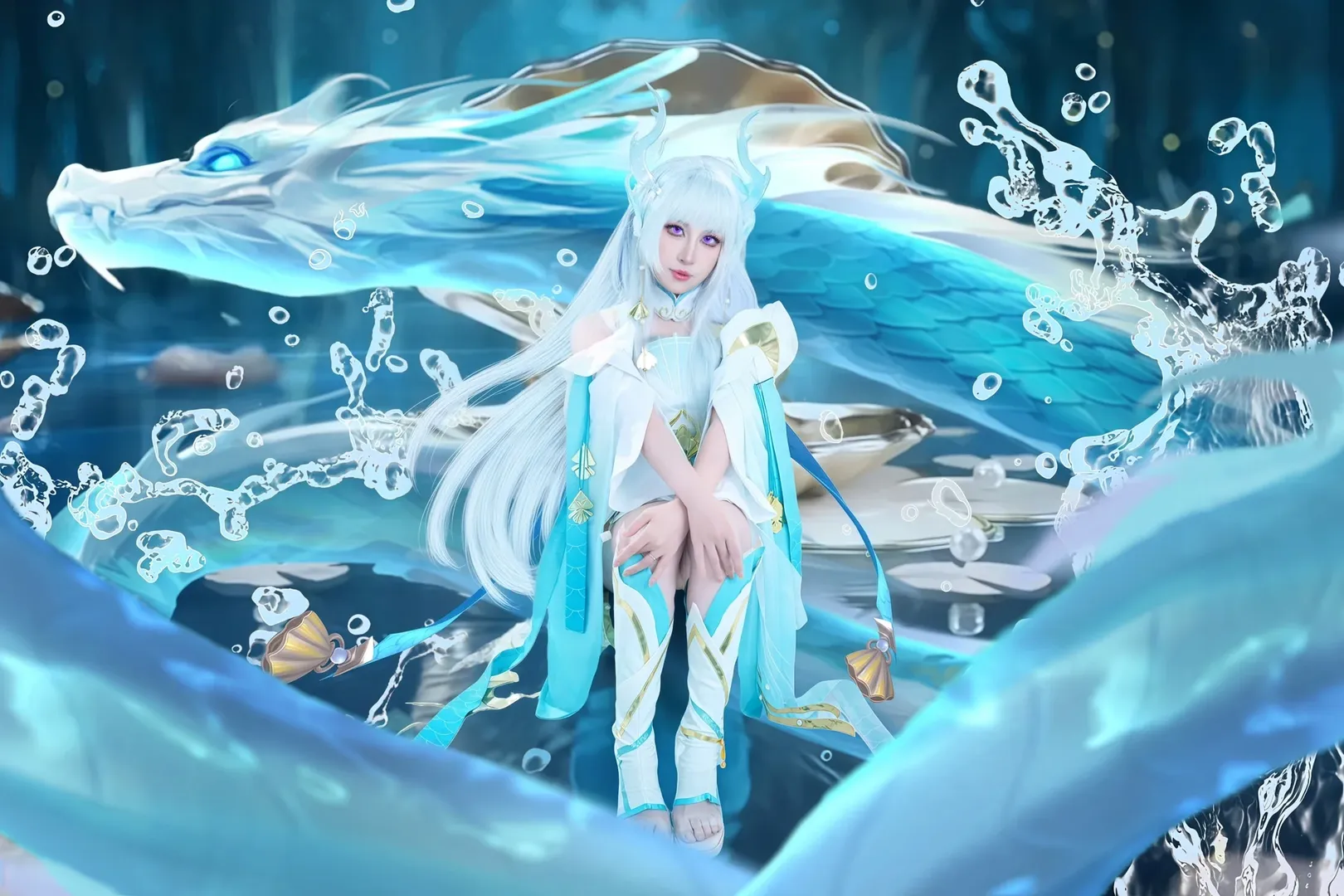 【小青龙cos】第一次拍正片，冷面感还得继续练 - 第 9 张
