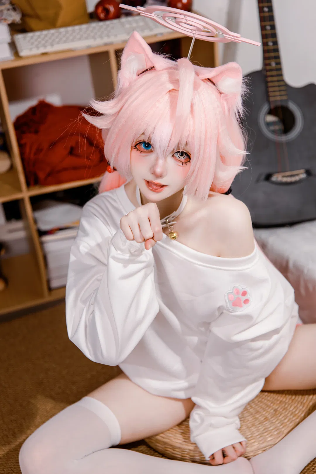 【小鸟游星野cos】蔚蓝档案的慵懒猫猫，今日份卖萌达成 - 第 5 张