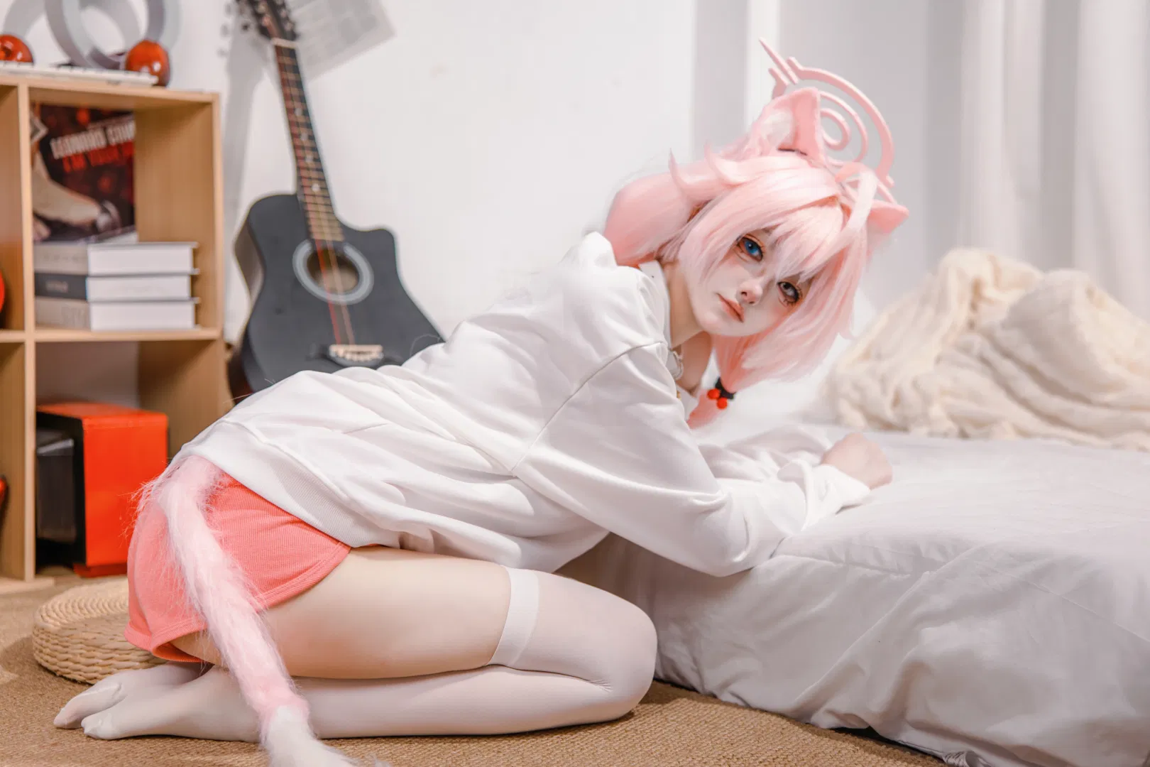 【小鸟游星野cos】蔚蓝档案的慵懒猫猫，今日份卖萌达成 - 第 6 张