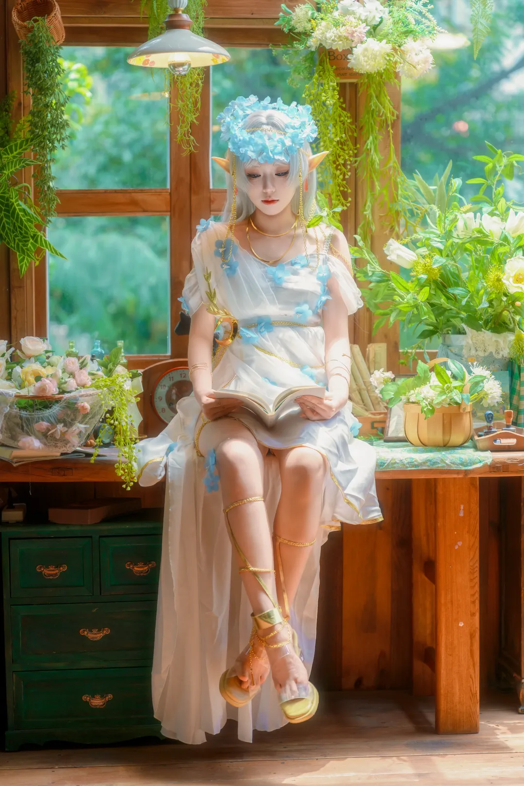 【芙莉莲cos】葬送的芙莉莲林间阅读时光 - 第 1 张