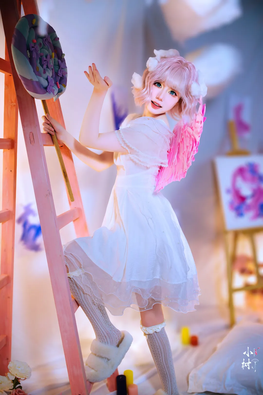 無限暖暖糖果天使風格 夢幻魔法少女氛圍感寫真 - 第 1 張