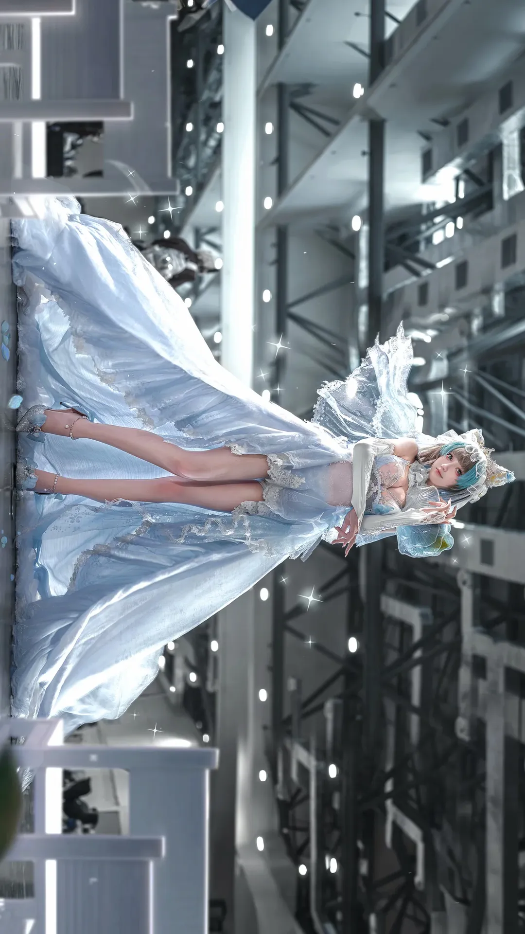 【柴郡貓cos】碧藍航線的花嫁，透明婚紗質感展現 - 第 2 張