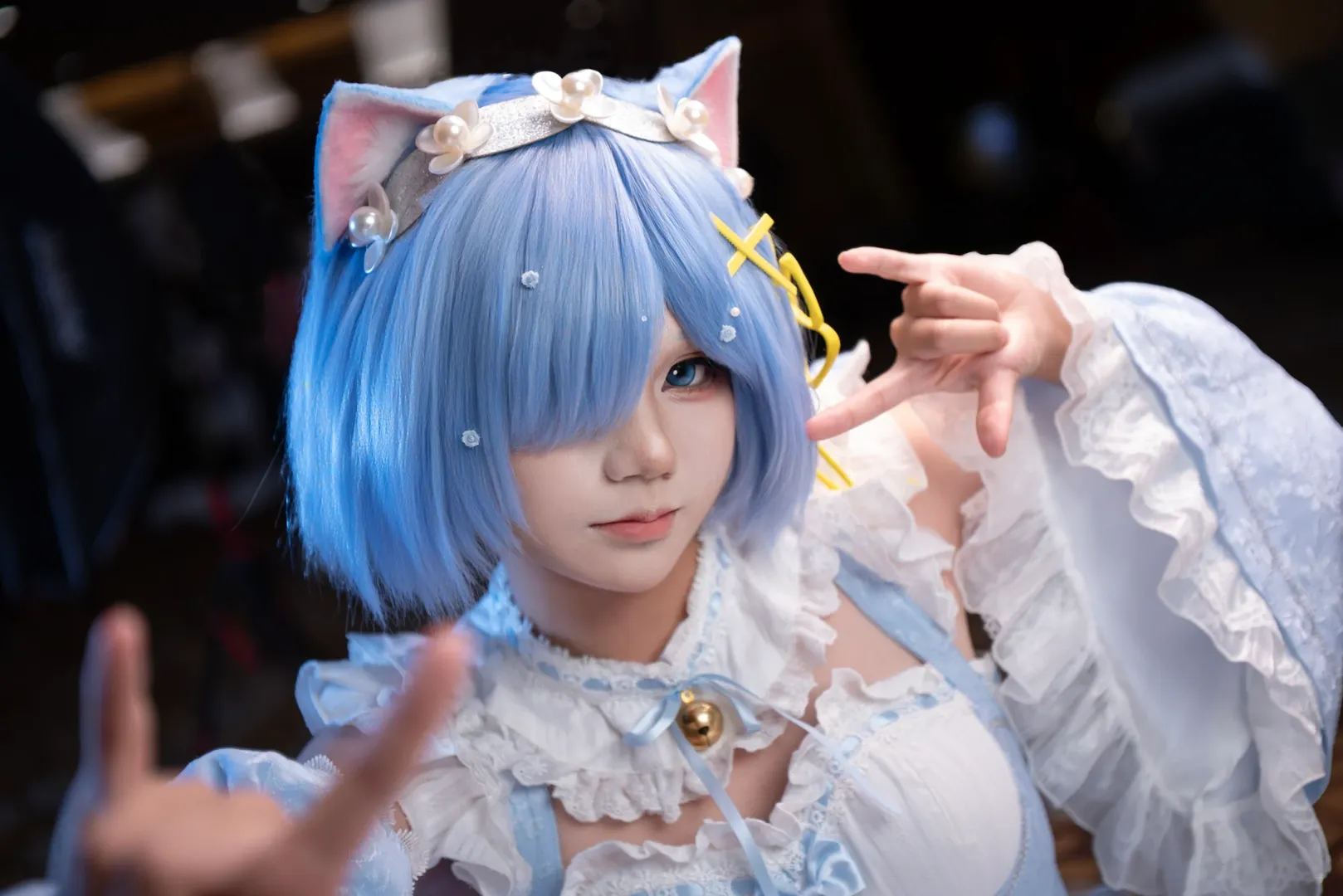 【雷姆cos】从零开始的异世界猫耳女仆漫展场照 - 第 1 张