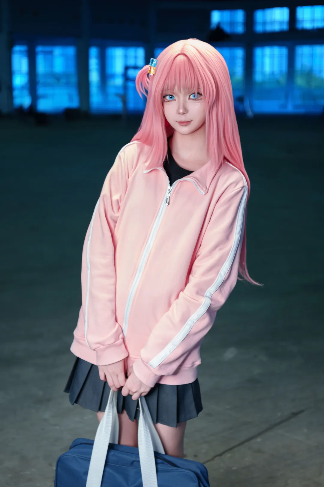 【波奇酱cos】孤独摇滚，青春版粉色运动服漫展记录 - 第 2 张