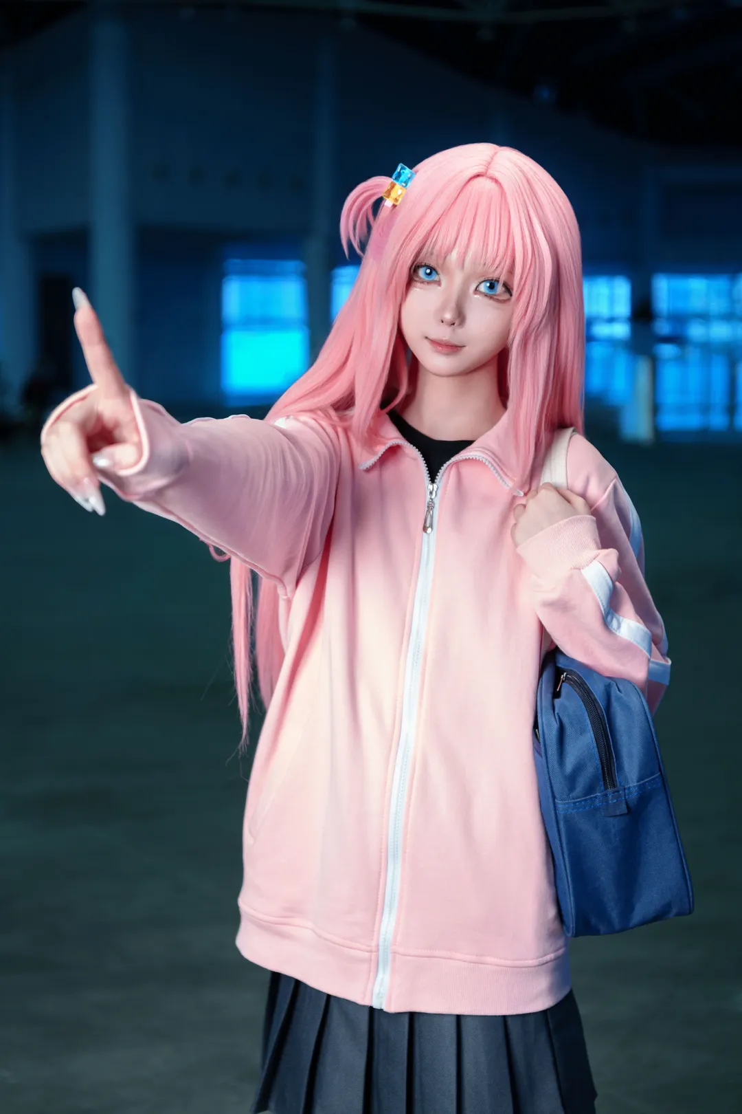 【波奇酱cos】孤独摇滚，青春版粉色运动服漫展记录 - 第 3 张