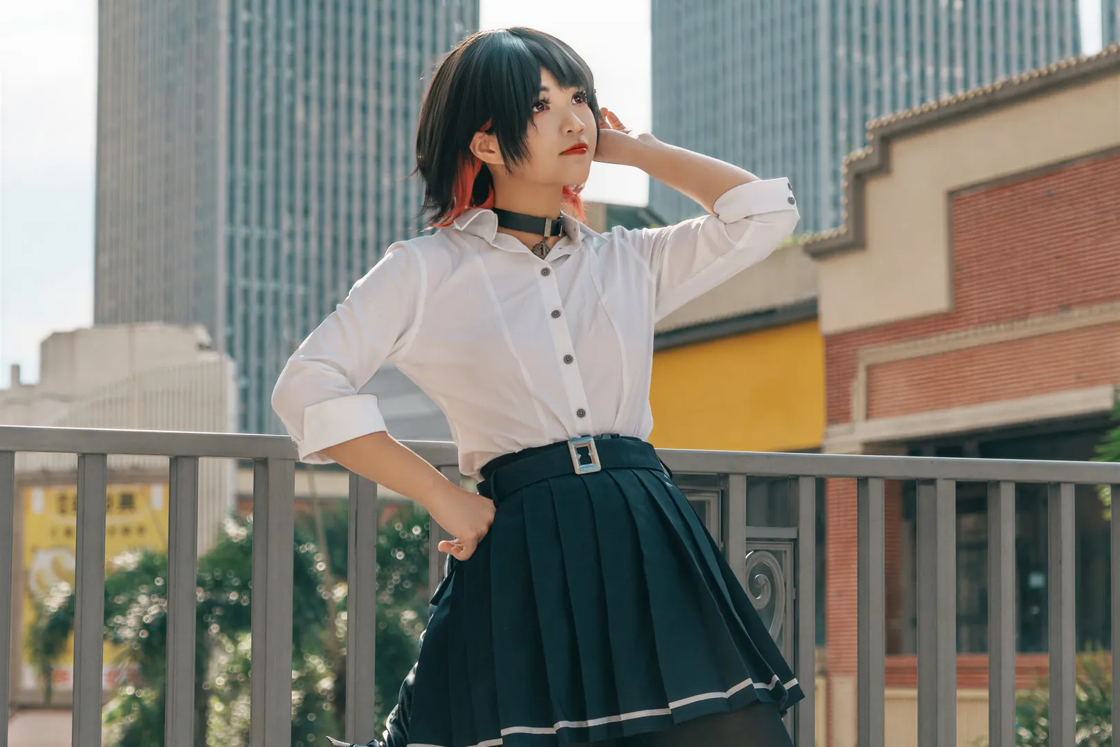 【艾蓮喬cos】絕區零外景拍攝，今天不咬人只吹風 - 第 3 張