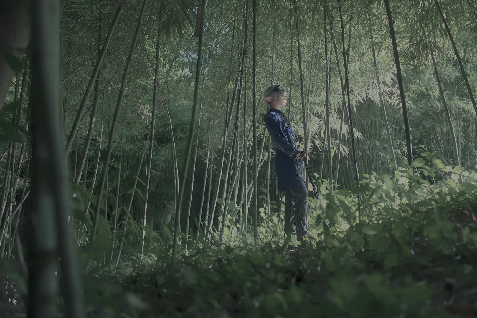 明日方舟终末地 阿达希尔cos 竹林隐现的异界行者 - 第 3 张