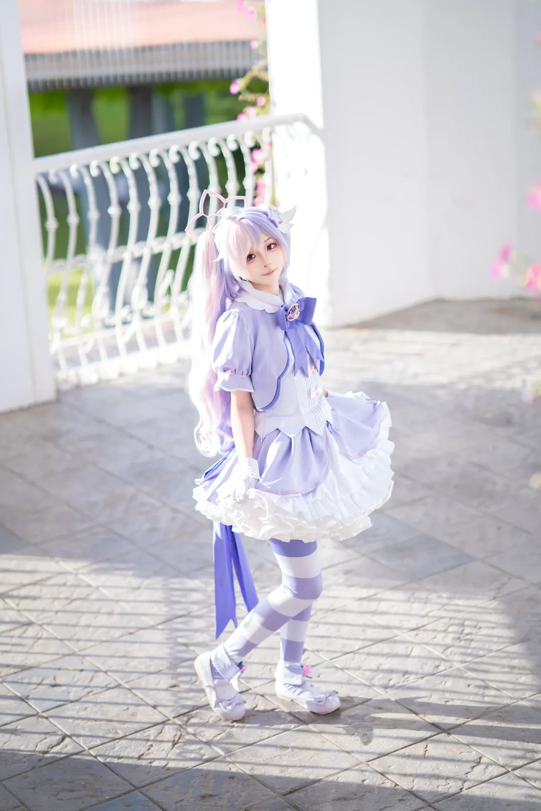 【宇泽玲纱cos】蔚蓝档案魔法少女的户外记录 - 第 5 张
