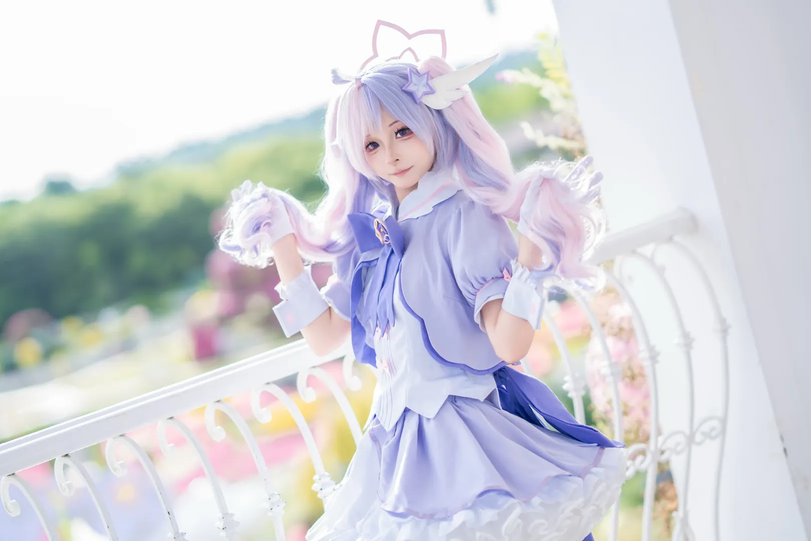 【宇泽玲纱cos】蔚蓝档案魔法少女的梦幻花园外景 - 第 3 张