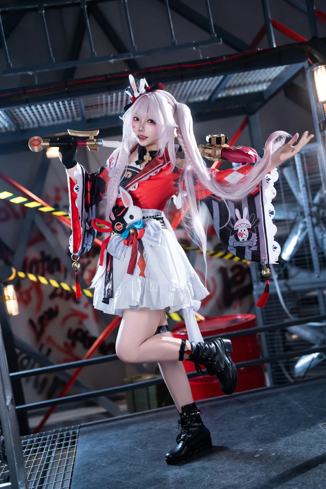 【火花cos】崩坏星穹铁道里的红白兔子，今天玩点不一样的 - 第 2 张