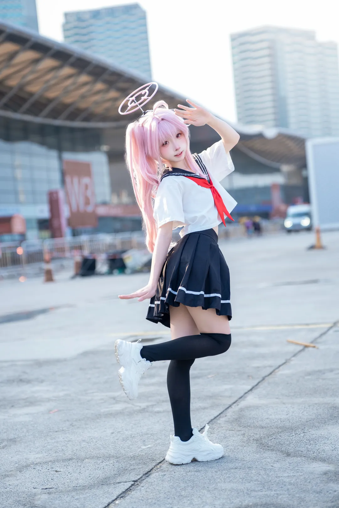 【柚鸟夏cos】蔚蓝档案里的活力水手服 - 第 2 张