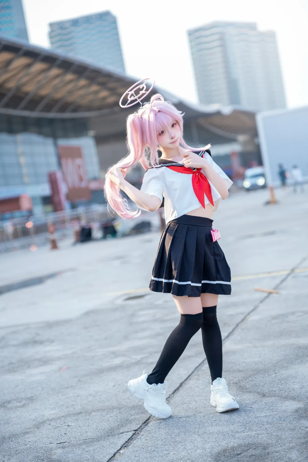 【柚鸟夏cos】蔚蓝档案里的活力水手服 - 第 3 张