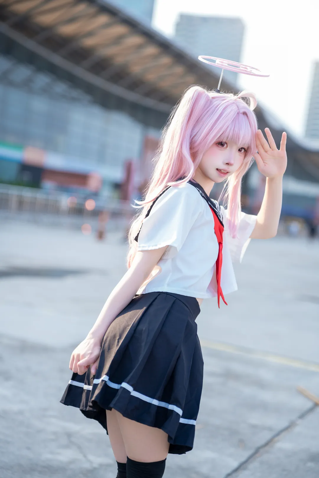 【柚鸟夏cos】蔚蓝档案里的活力水手服 - 第 6 张