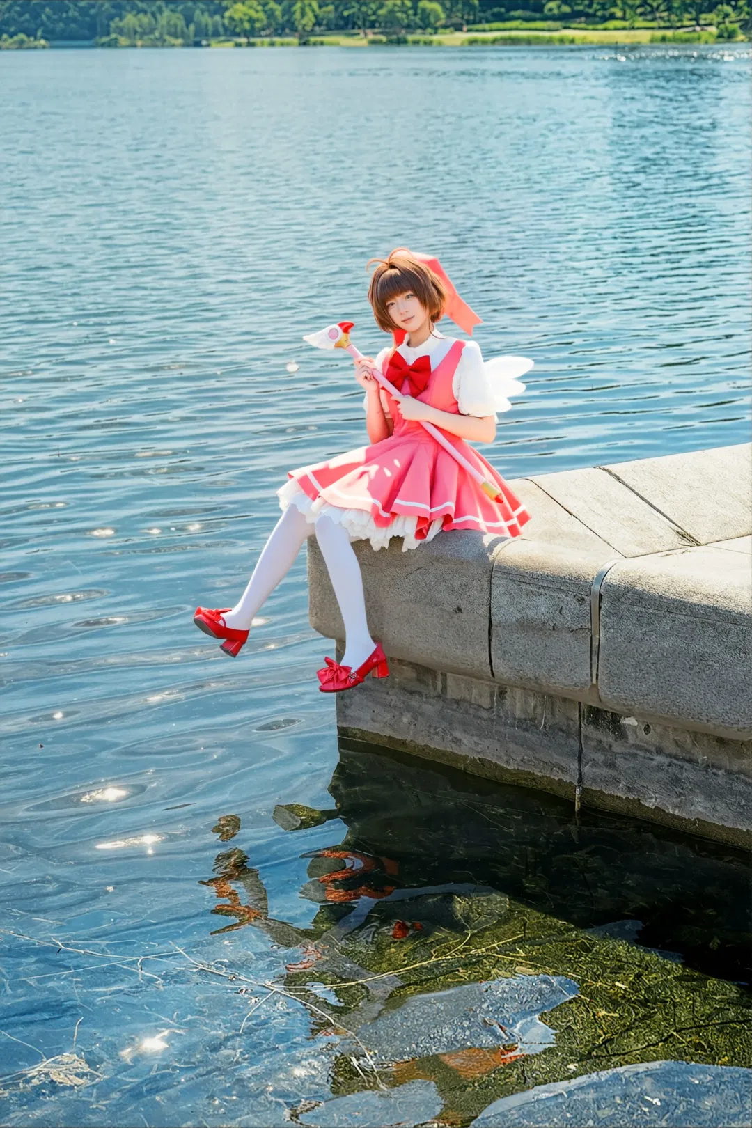 【木之本樱cos】魔卡少女樱，水边的夏日魔法使 - 第 1 张