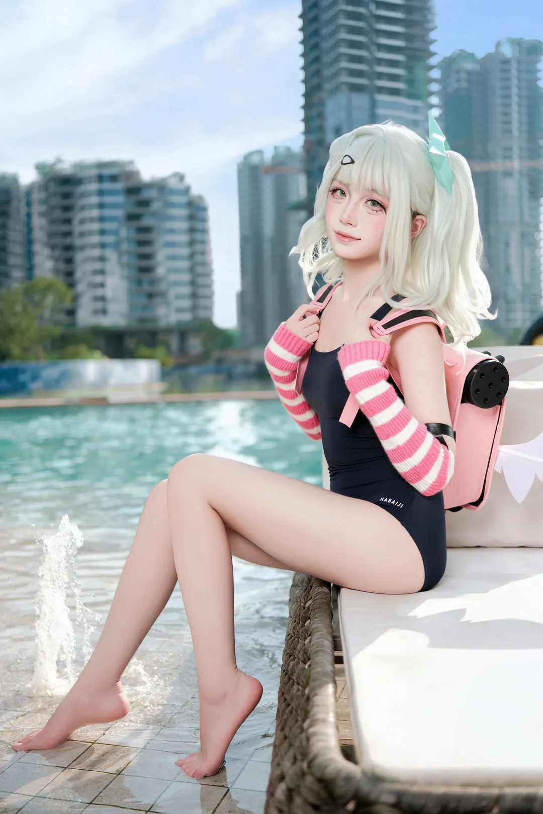 【千夏cos】绝区零泳池边的拍摄手记 - 第 2 张