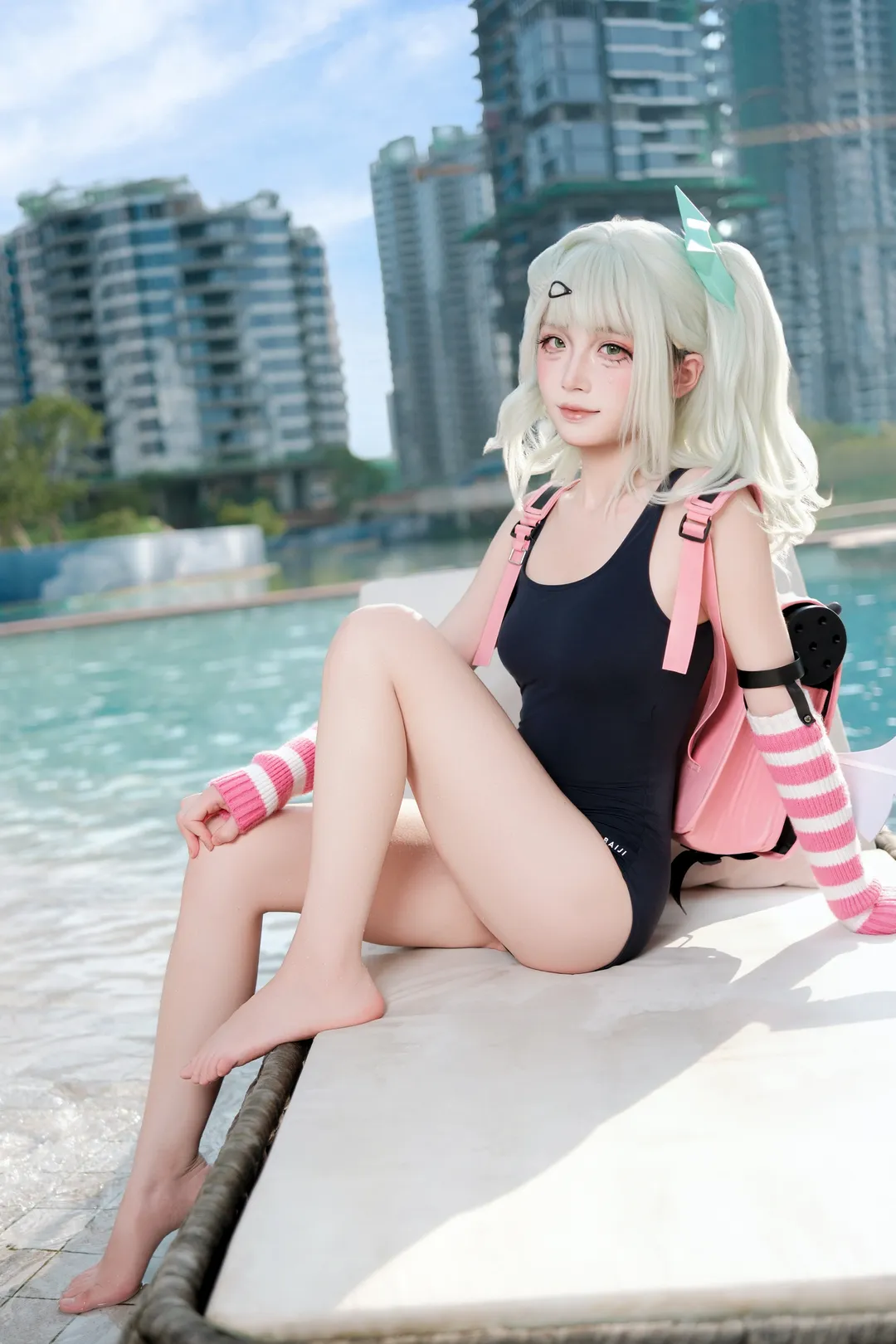 【千夏cos】绝区零泳池边的拍摄手记 - 第 3 张