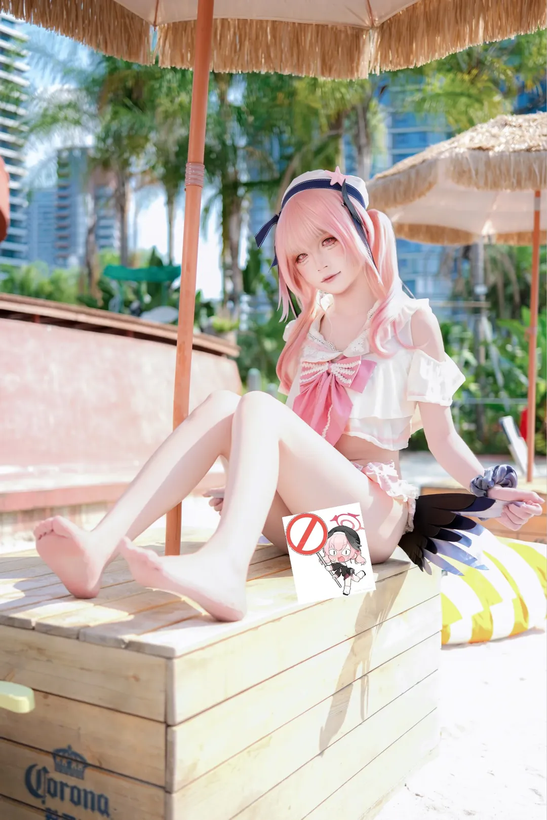【下江小春cos】蔚藍檔案裡的小春，一起體驗夏日海風 - 第 3 張