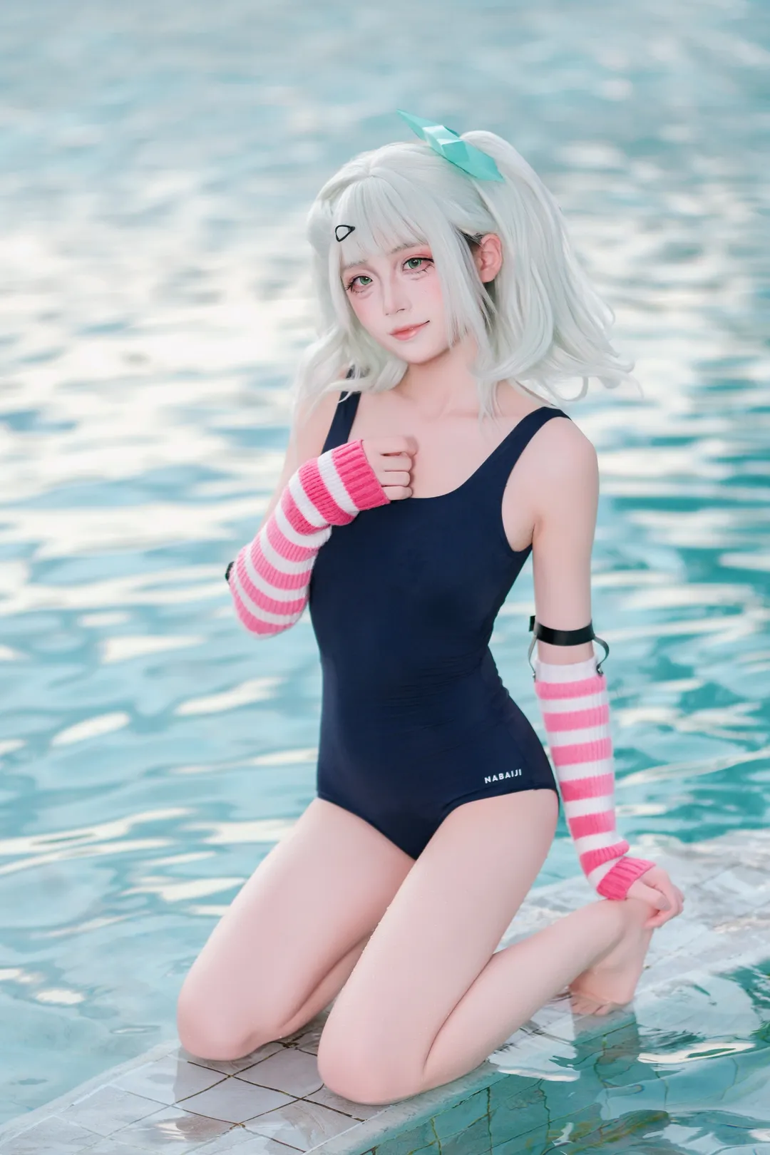 【千夏cos】夏日泳池边的写真记录 - 第 1 张