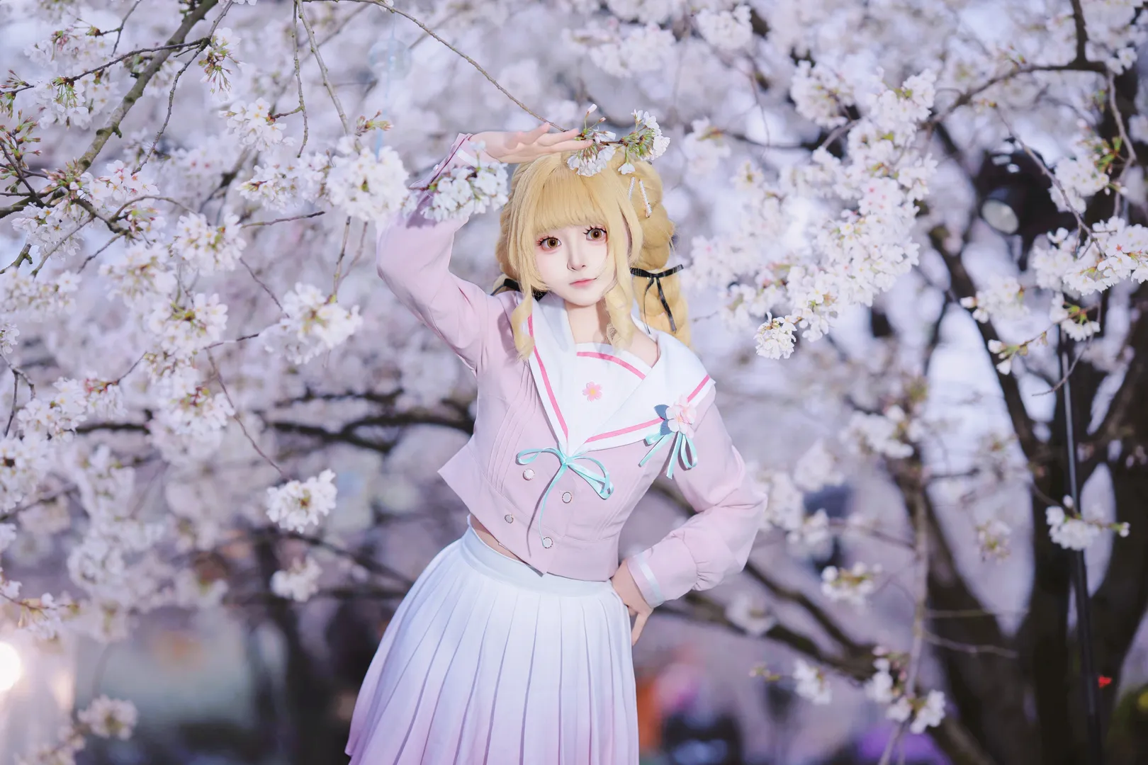【藤田琴音cos】樱花季里的学园偶像 - 第 8 张
