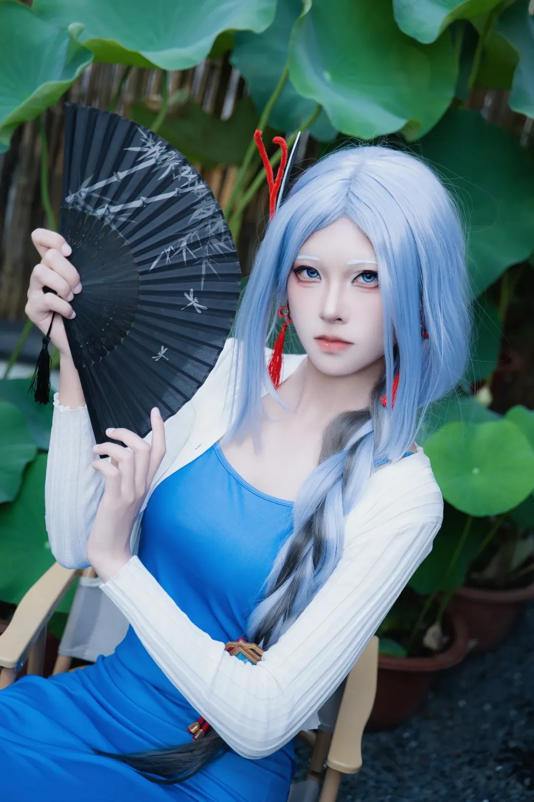 【申鹤cos】雨过天晴在日式咖啡馆拍摄原神同人正片 - 第 1 张